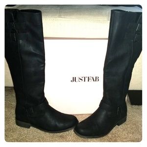 NEW High black boots size 7